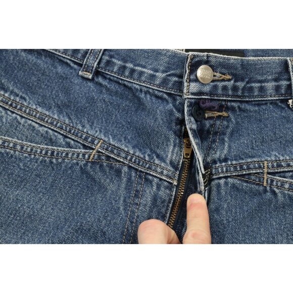 Vintage 90s Marithe Francois Girbaud Mens 36 Faded Baggy Fit Denim Jean Shorts - Picture 7 of 13